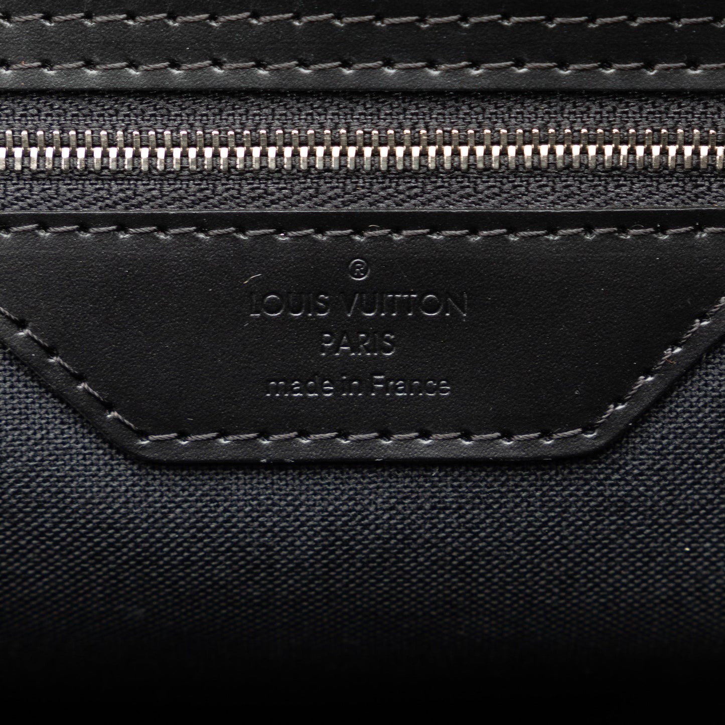 Black Louis Vuitton Damier Graphite Sac Leoh