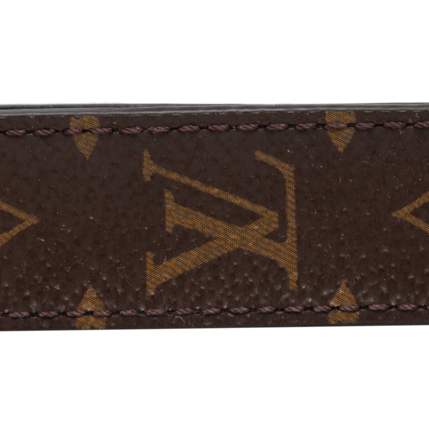 Brown Louis Vuitton Monogram Dragonne Key Chain