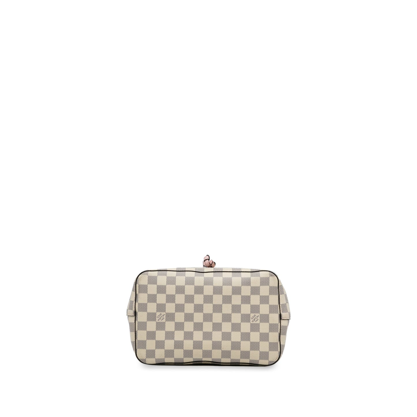 White Louis Vuitton Damier Azur Neonoe Bucket Bag