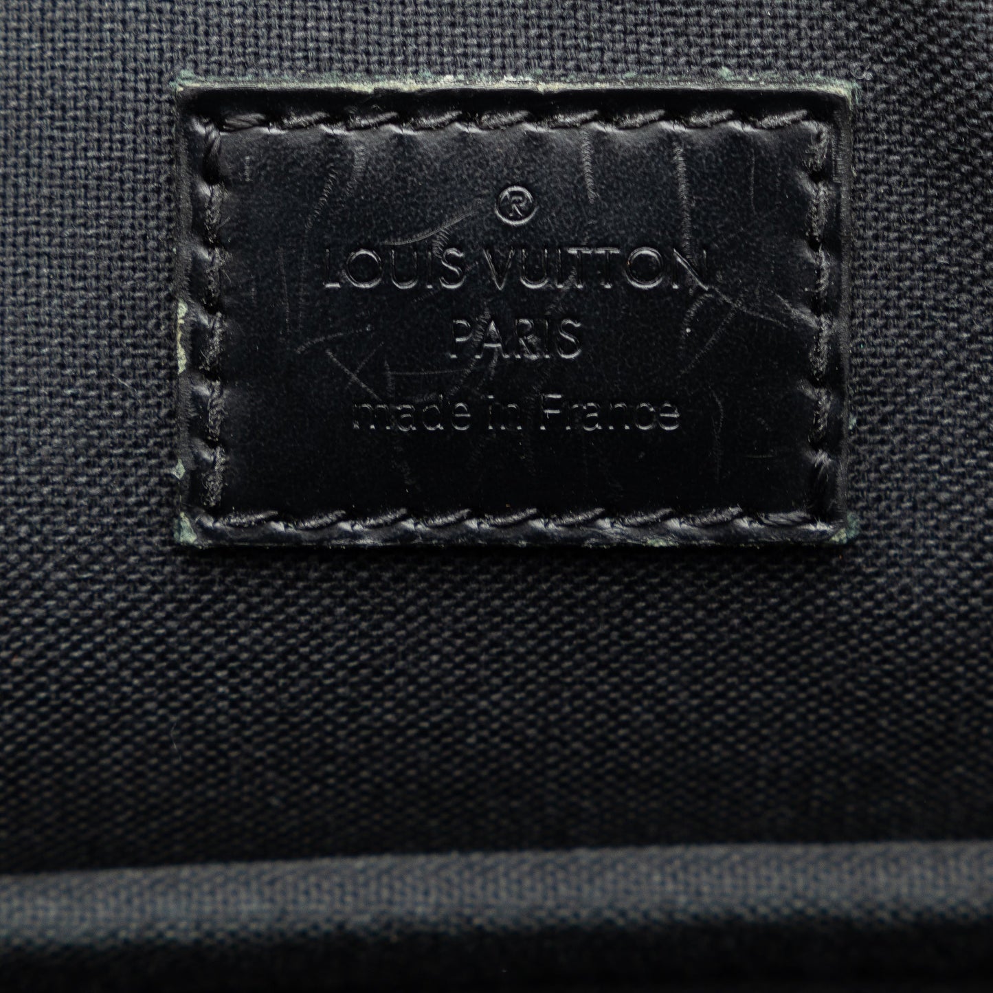 Black Louis Vuitton Damier Graphite Icare Business Bag