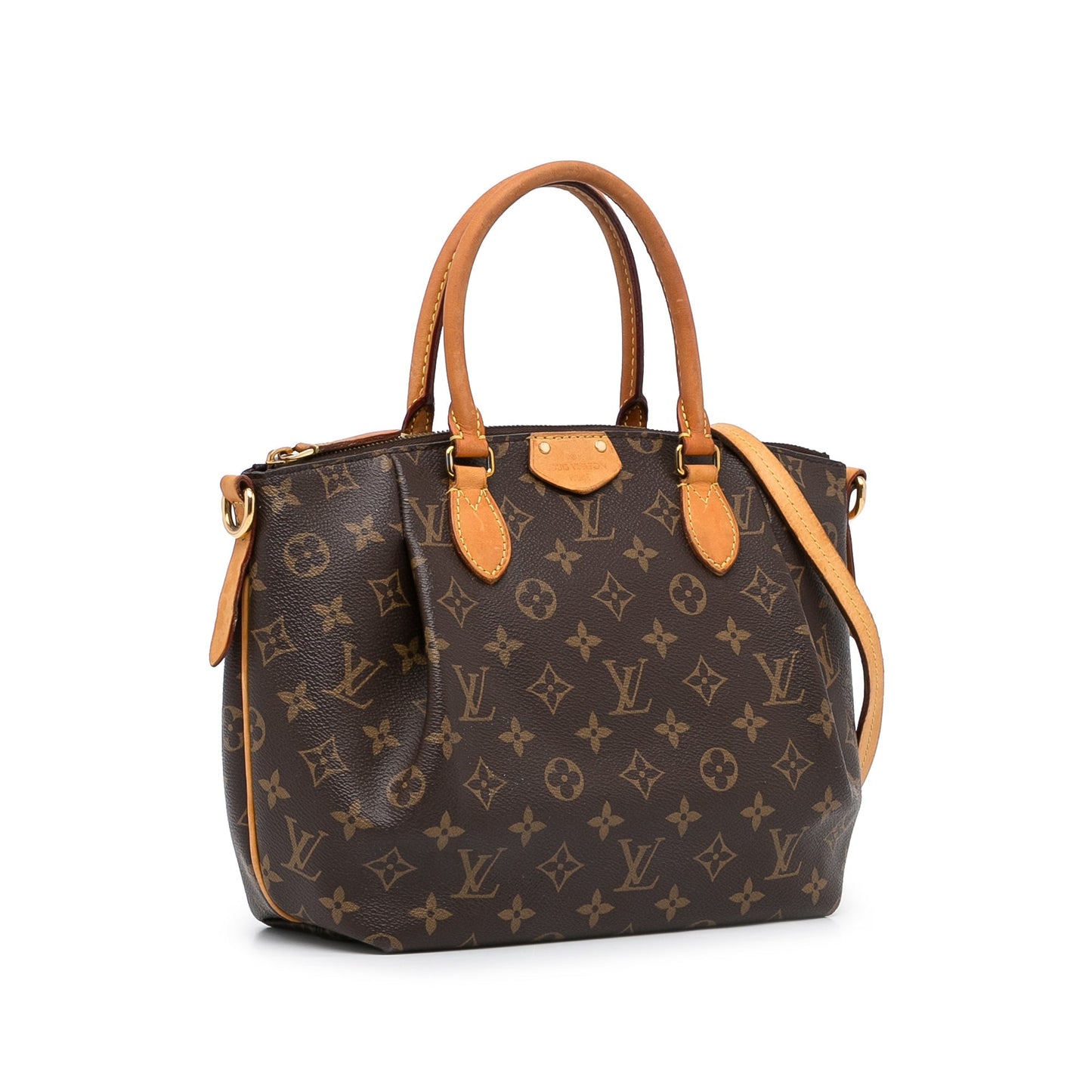 Brown Louis Vuitton Monogram Turenne PM Satchel