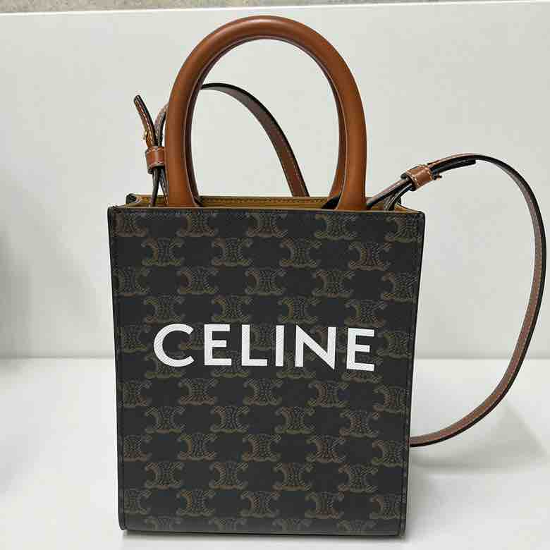 Celine 2Way Handbag PVC & Leather