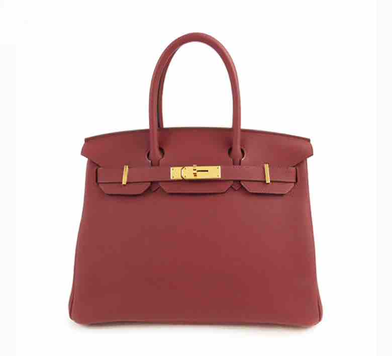 HermÃƒÆ’Ã‚Â¨s Birkin 30 Togo Leather Rouge Grenat ÃƒÆ’Ã¢â€šÂ¬ 2017