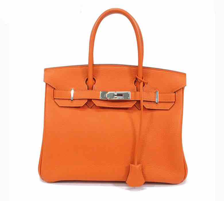 HermÃƒÆ’Ã‚Â¨s Birkin 30 Togo Leather Orange F 2002