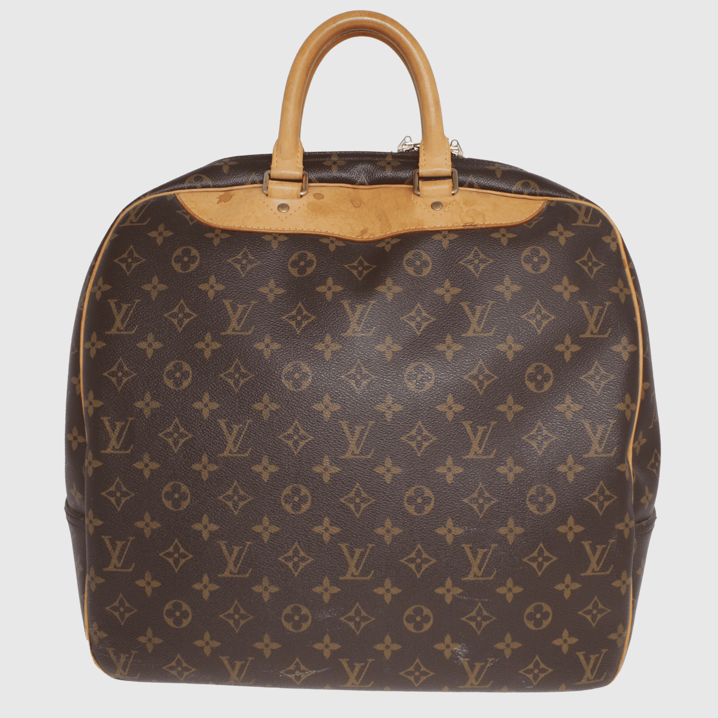 Brown Monogram Evasion Weekender Travel Handbag