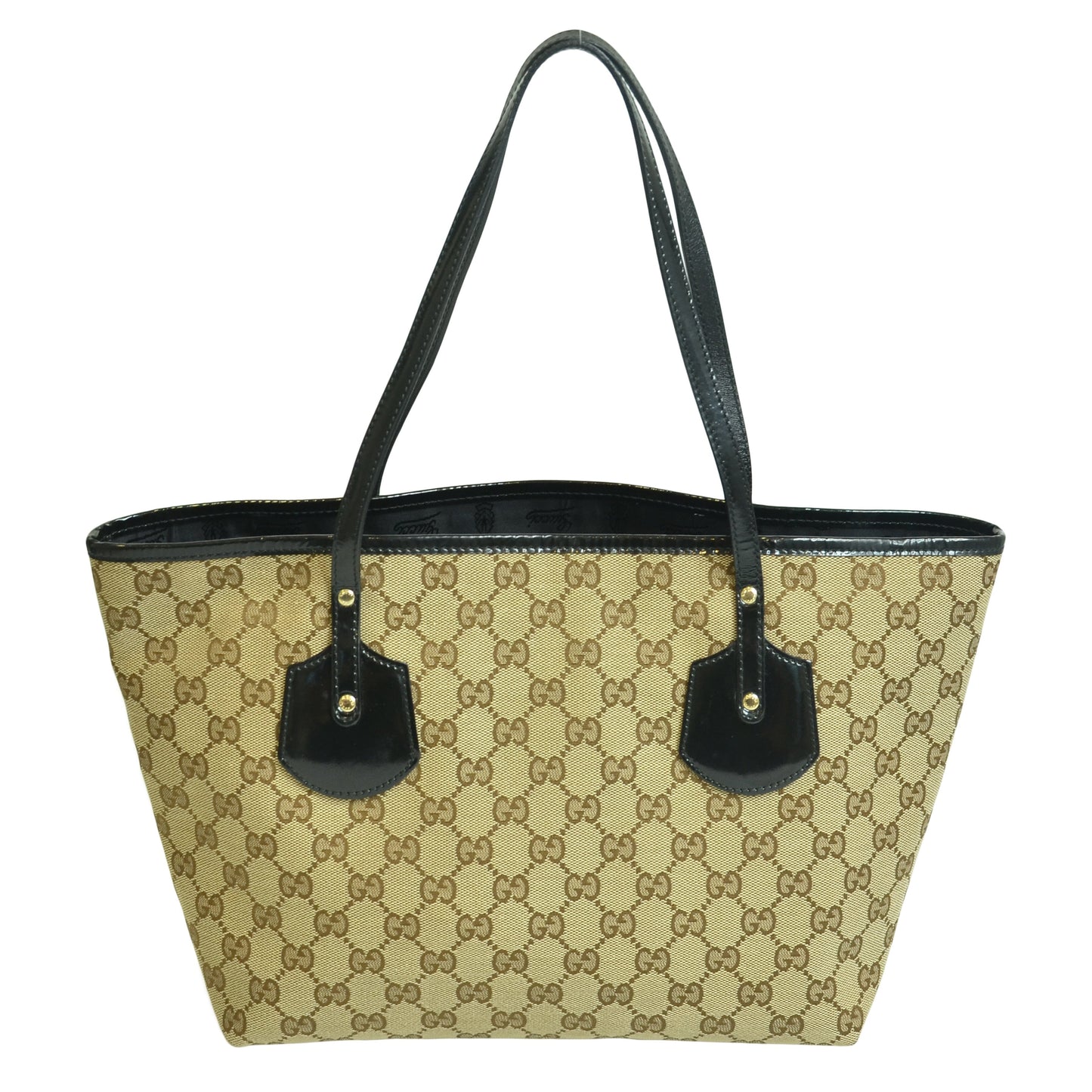 Beige/Black Small GG Jolie Tote Bag