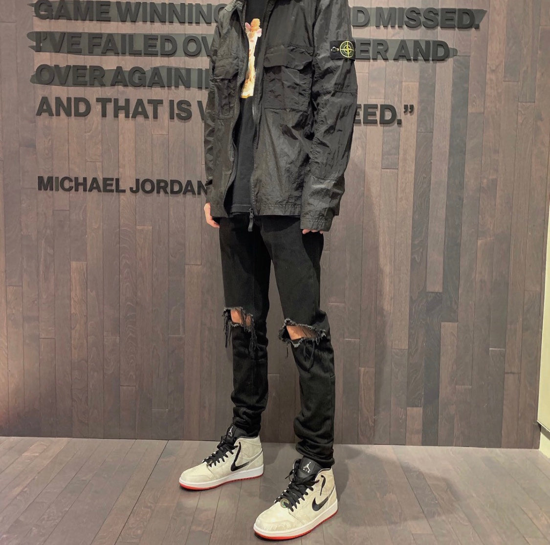 GLM - AJ1 Edison Chen White Silk