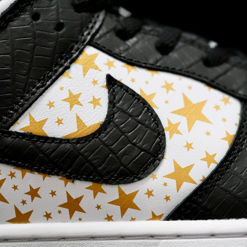 GLM - SUP x DUNK black and white gold