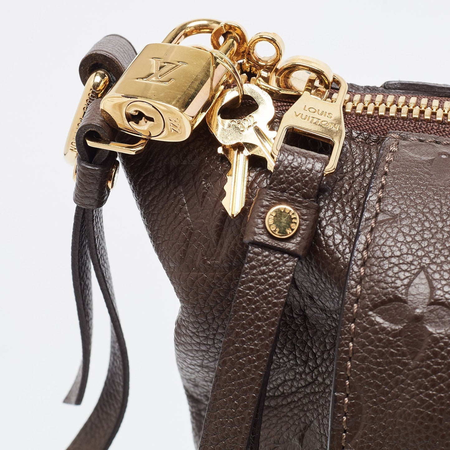 Louis Vuitton Earth Monogram Empreinte Leather Lumineuse Pm Bag
