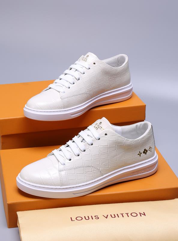 GLM - LUV Alligator White Sneaker