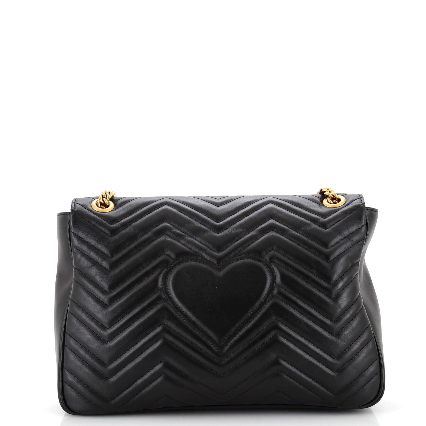 GG Marmont Flap Bag Matelasse Leather Large
