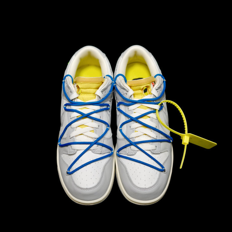 GLM - OW x Dunk (NO.10) blue shoelace yellow buckle