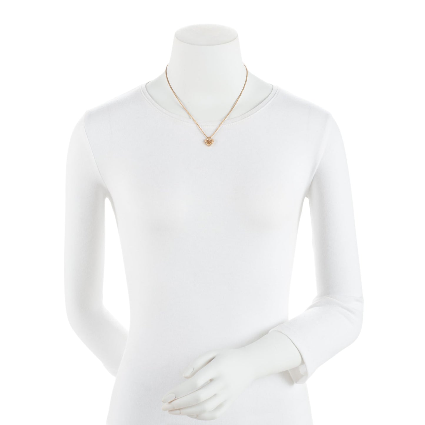 Dior Crystal Heart Necklace