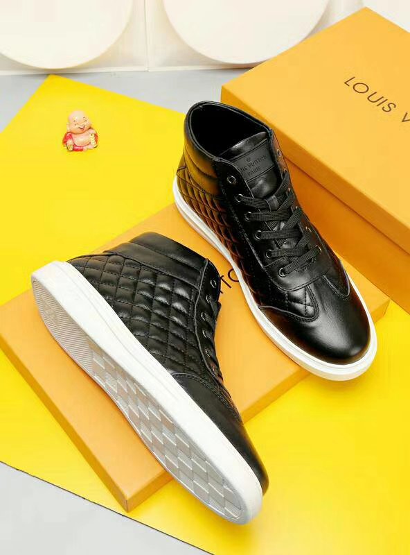 GLM - LUV HIgh Top Metal Black Sneaker