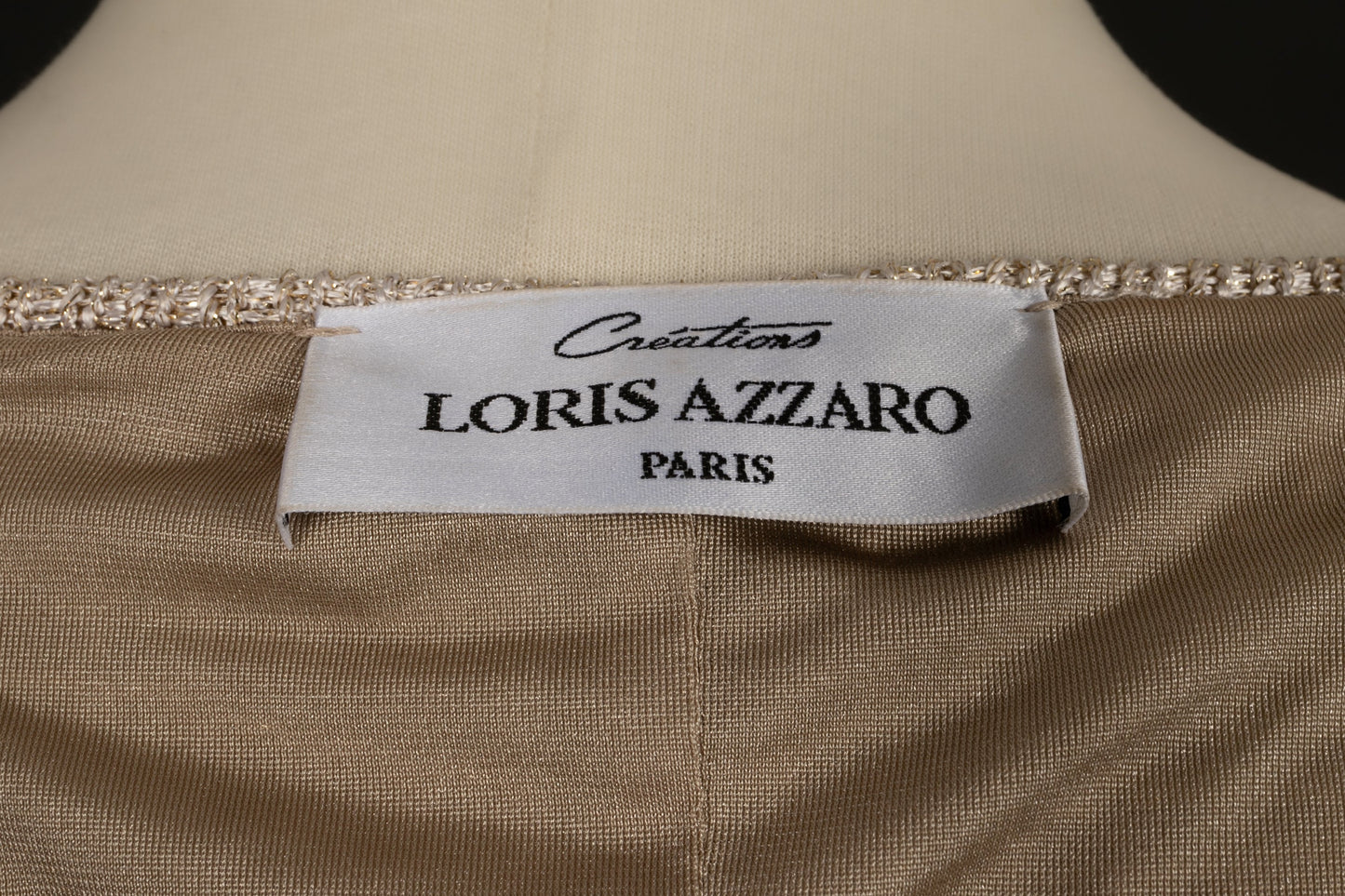 Robe en maille dorÃƒÆ’Ã‚Â©e Azzaro