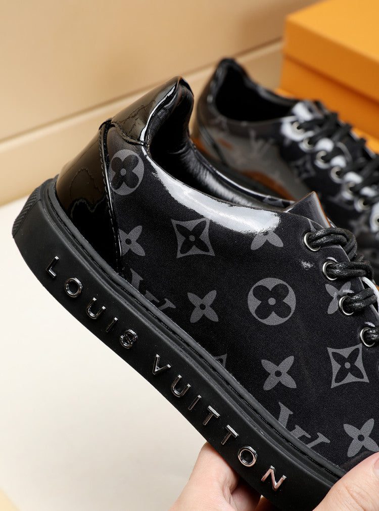 GLM - LUV Low GLMnogram Black Breathable Sneaker
