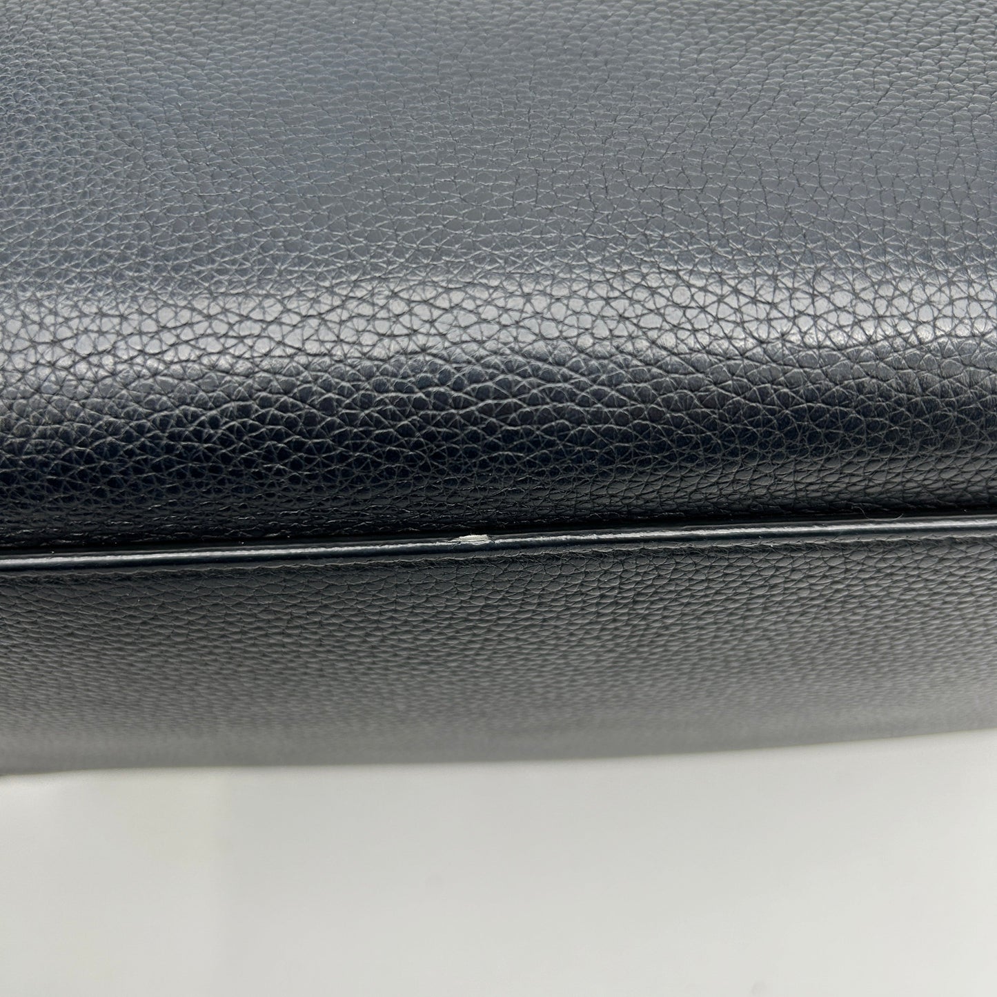 Celine TrapÃƒÆ’Ã‚Â¨ze Black Leather Handbag Medium
