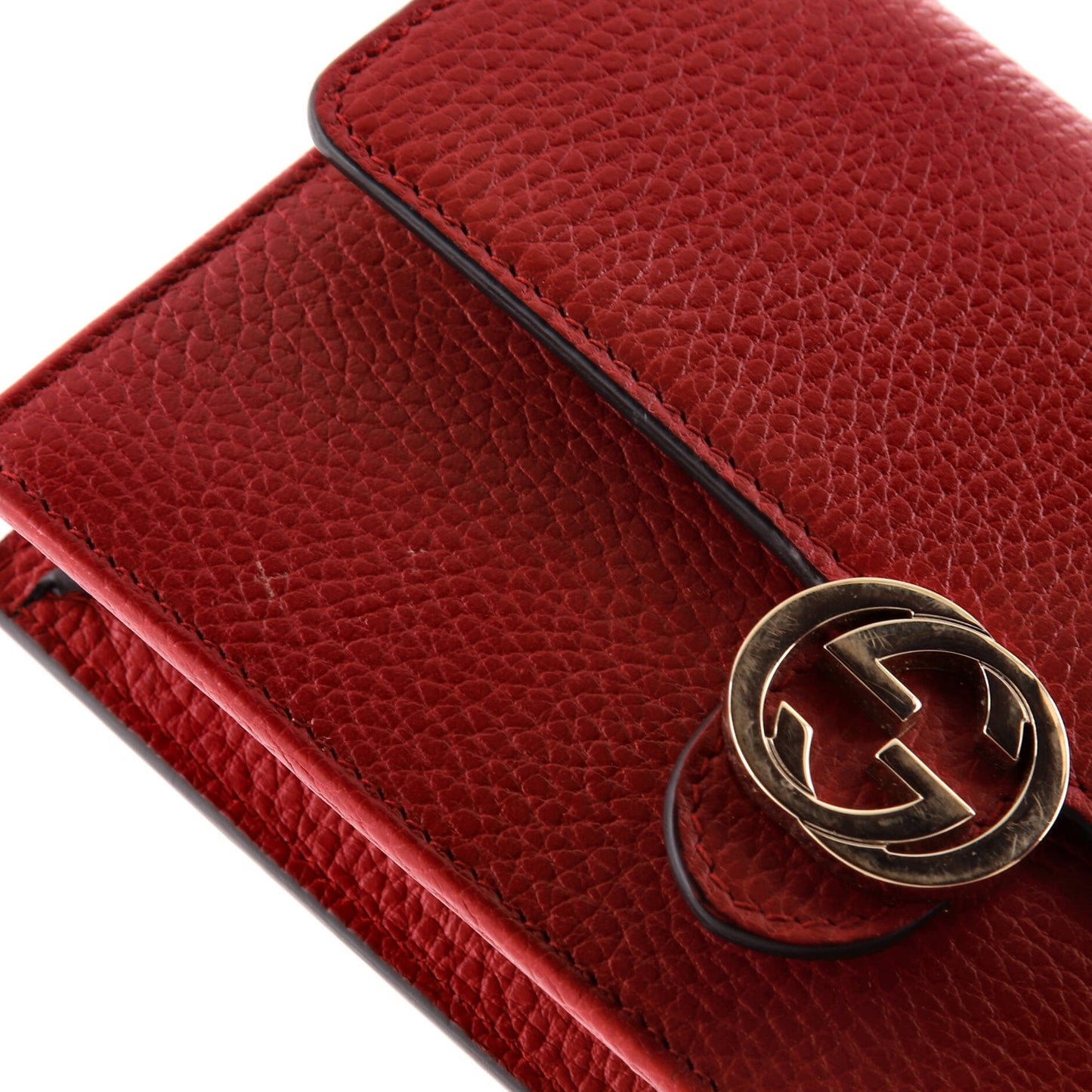 Interlocking Wallet on Chain Leather