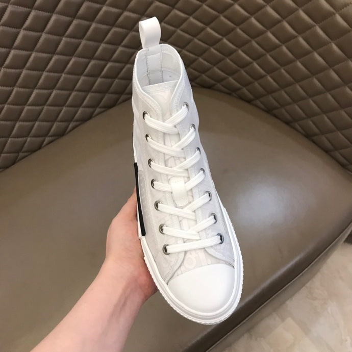 GLM - DIR B23 White HIGH-TOP SNEAKER
