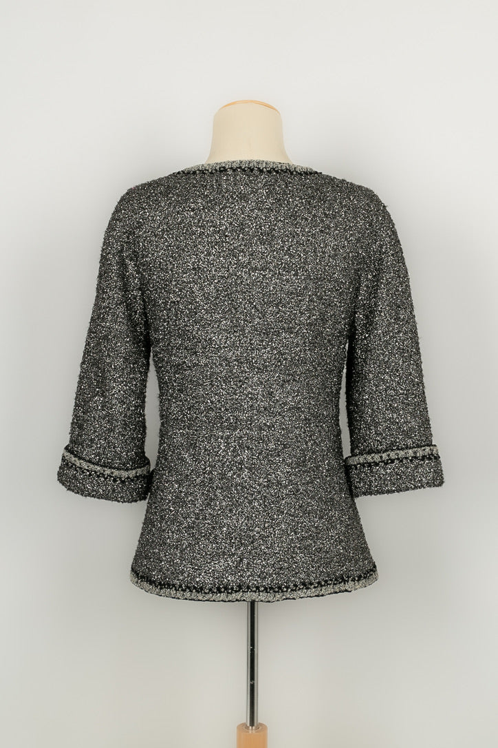Veste argentÃ©e Chanel