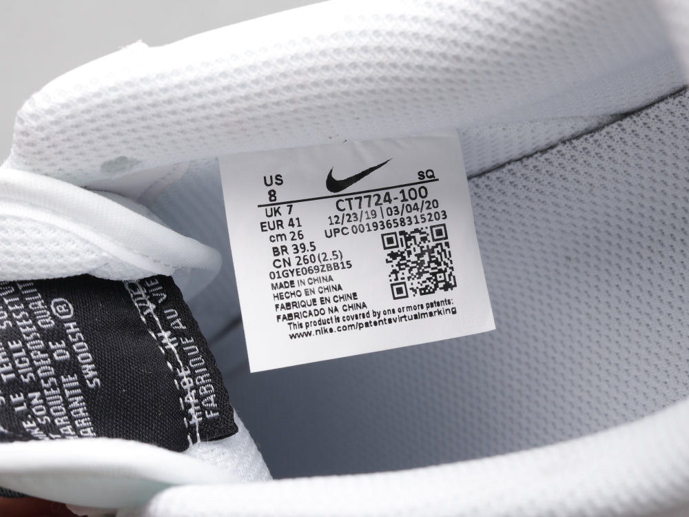 GLM - AF1 White and black low gang