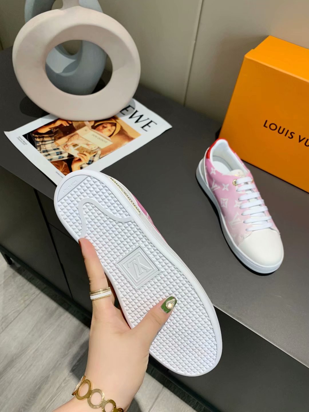 GLM - LUV Time Out Orange White Sneaker