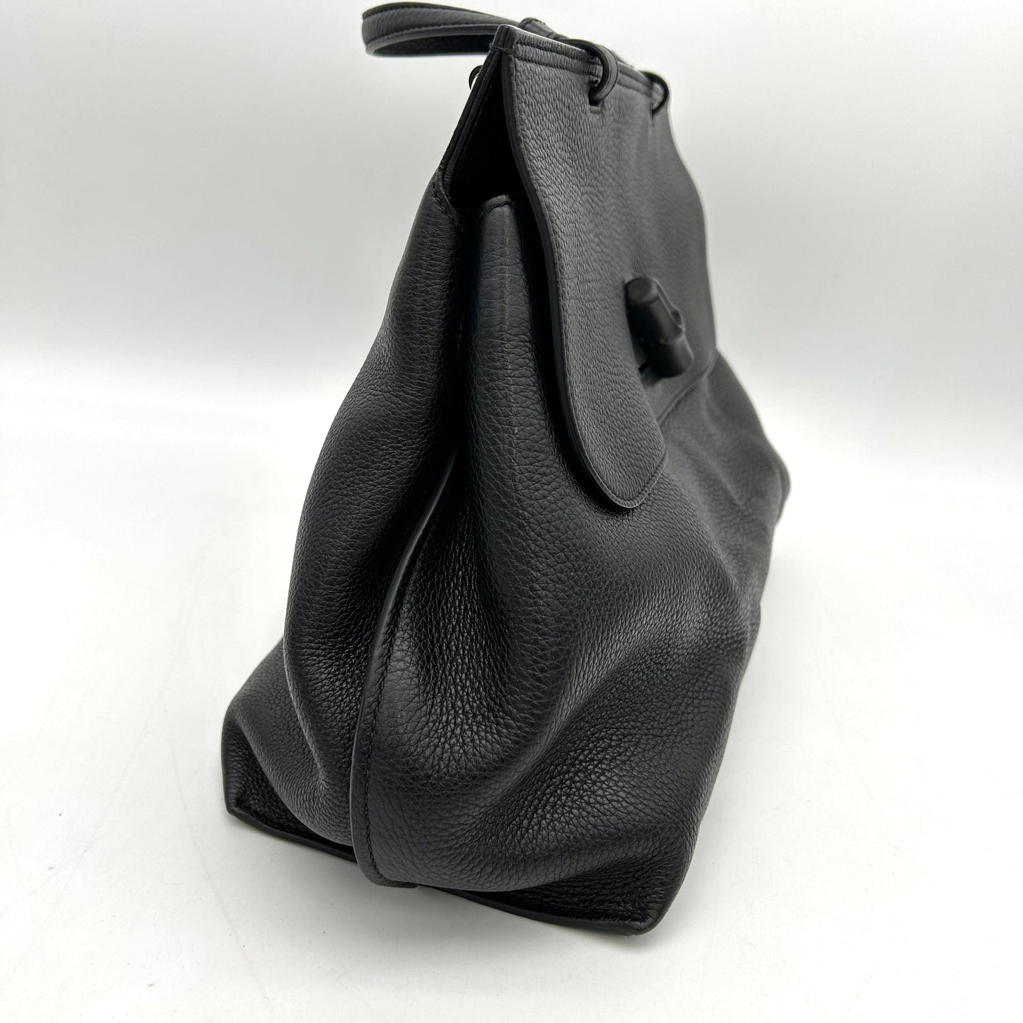 Gucci Bamboo Daily Large - Black Handle Bags LA30224