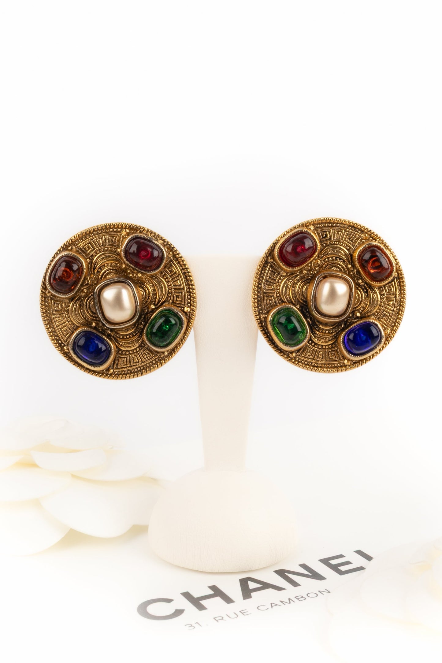 Boucles d'oreilles byzantines Chanel
