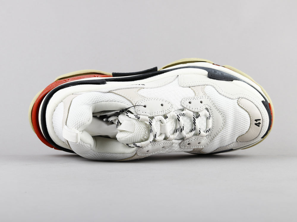 GLM - Bla Triple S White Red Sneaker