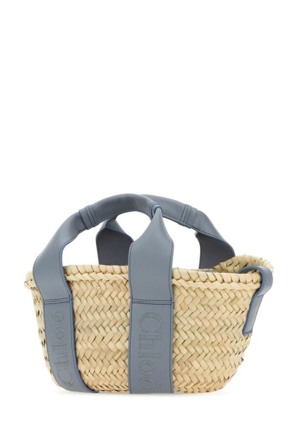 Chloe Woman Small Sense Raffia Handbag