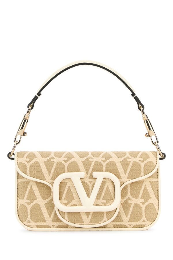 Valentino Garavani Woman Toile Iconographe And Leather LocÃƒÆ’Ã‚Â£Ãƒâ€šÃ‚Â² Handbag
