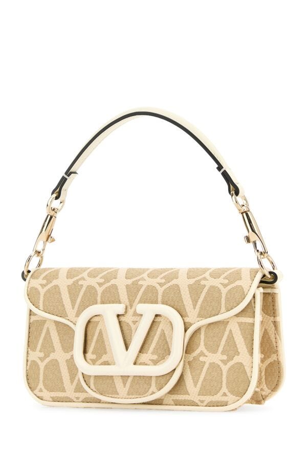 Valentino Garavani Woman Toile Iconographe And Leather LocÃƒÆ’Ã‚Â£Ãƒâ€šÃ‚Â² Handbag
