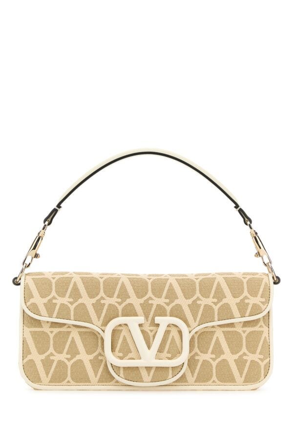 Valentino Garavani Woman Toile Iconographe And Leather LocÃƒÆ’Ã‚Â£Ãƒâ€šÃ‚Â² Handbag
