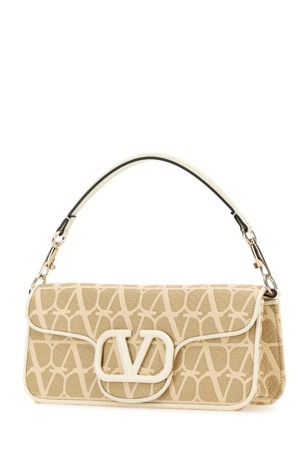 Valentino Garavani Woman Toile Iconographe And Leather LocÃƒÆ’Ã‚Â£Ãƒâ€šÃ‚Â² Handbag