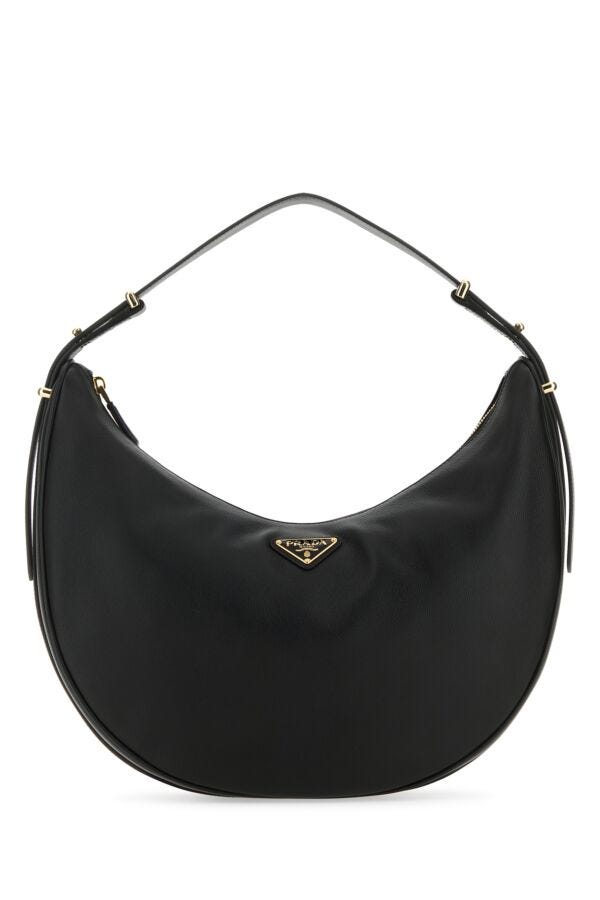 Prada Woman Black Leather Big ArquÃƒÆ’Ã‚Â£Ãƒâ€šÃ‚Â¨ Handbag