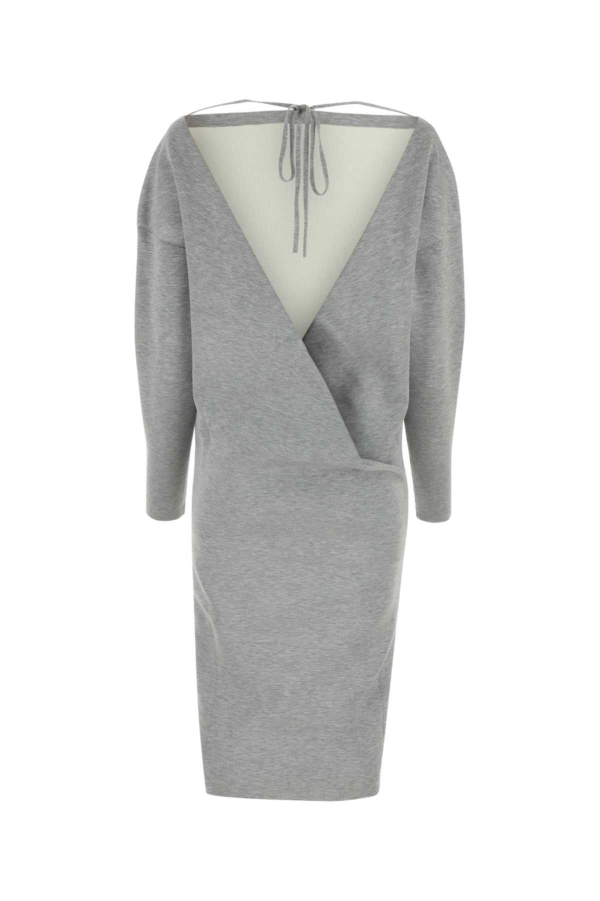GUCCI Stretch Wool Blend Mini Dress