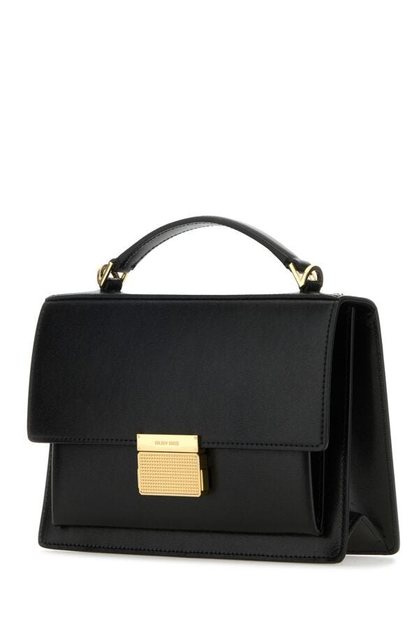 Golden Goose Deluxe Brand Woman Black Leather Venezia Handbag