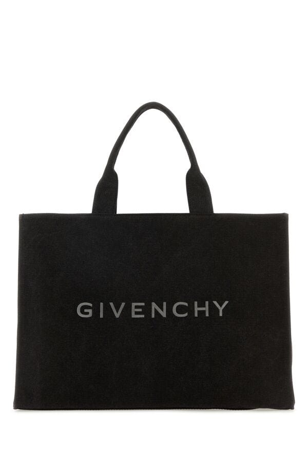 Givenchy Man Black Canvas Givenchy Shopping Bag
