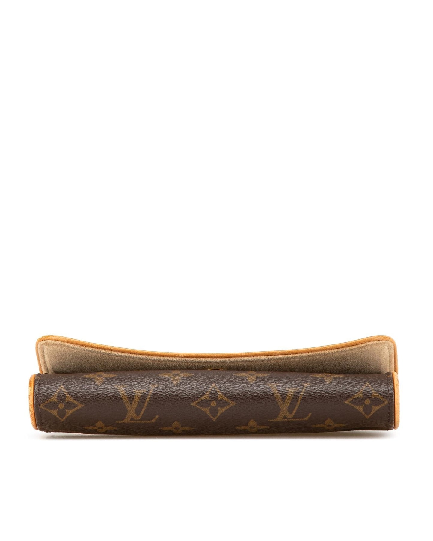 Monogram Canvas Pochette with Vachetta Leather Strap