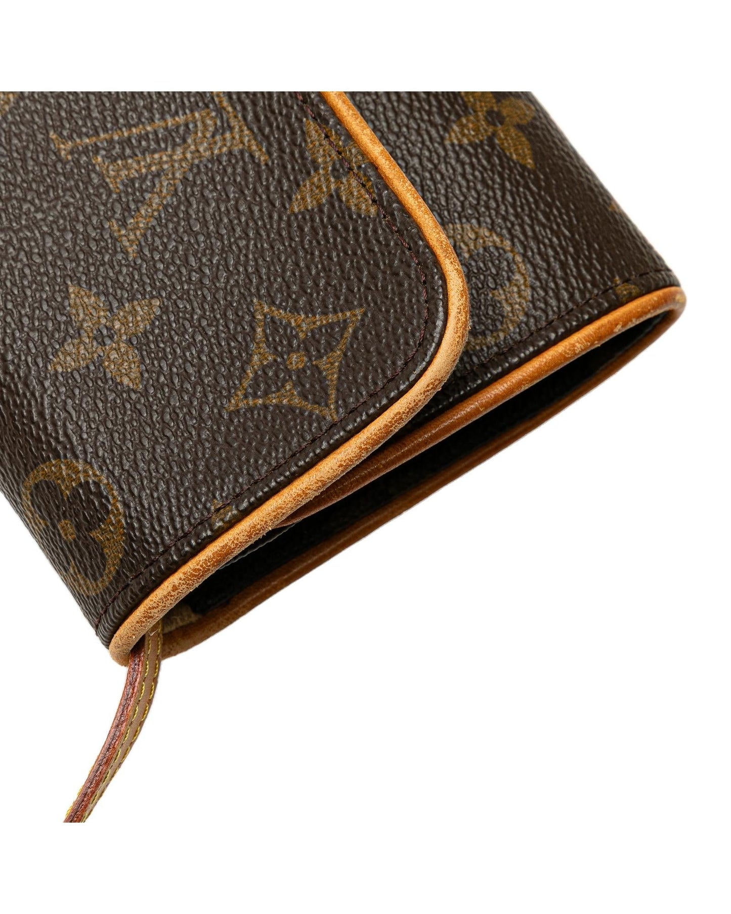 Monogram Canvas Pochette with Vachetta Leather Strap
