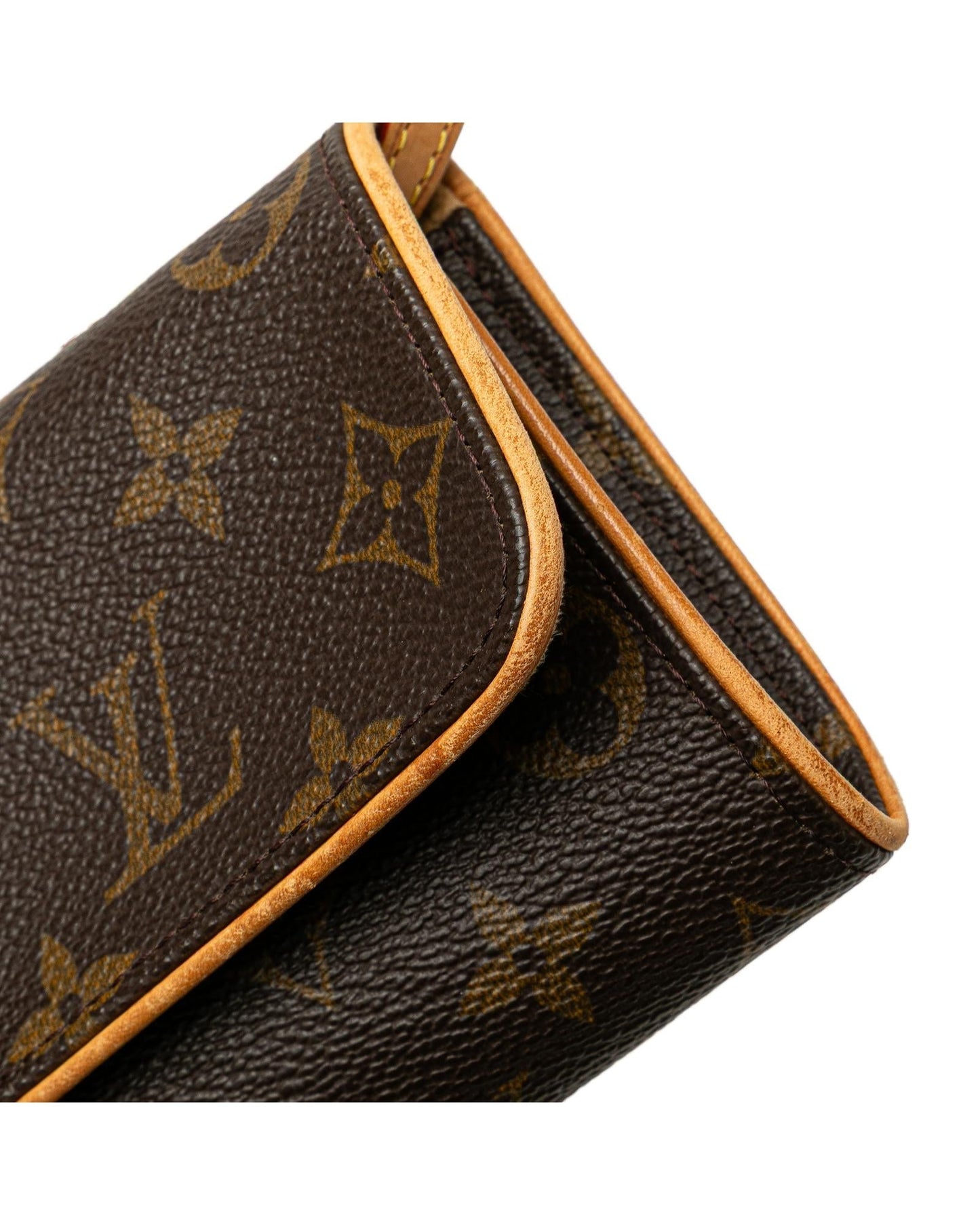 Monogram Canvas Pochette with Vachetta Leather Strap
