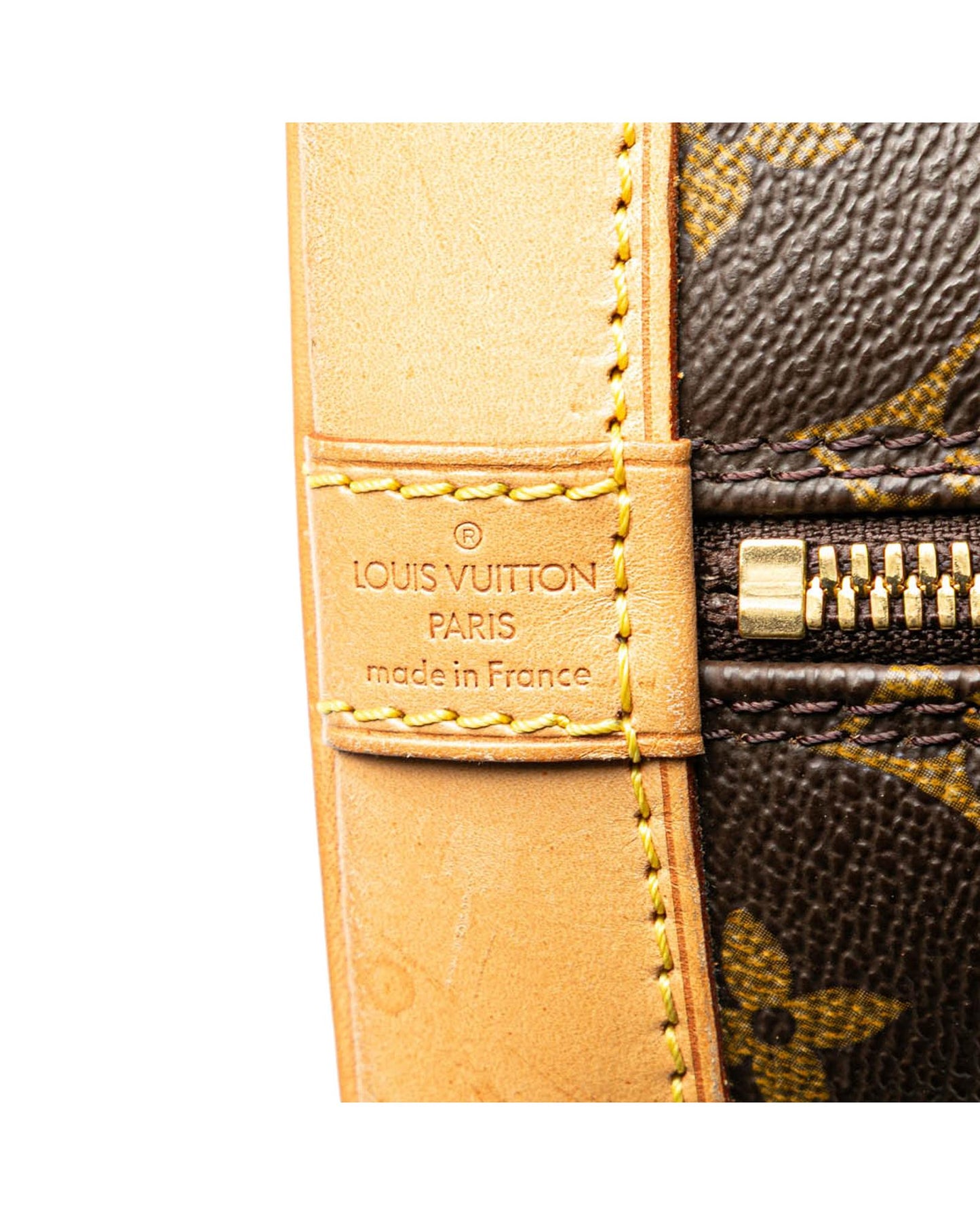 Monogram Canvas Alma PM with Vachetta Leather Trim
