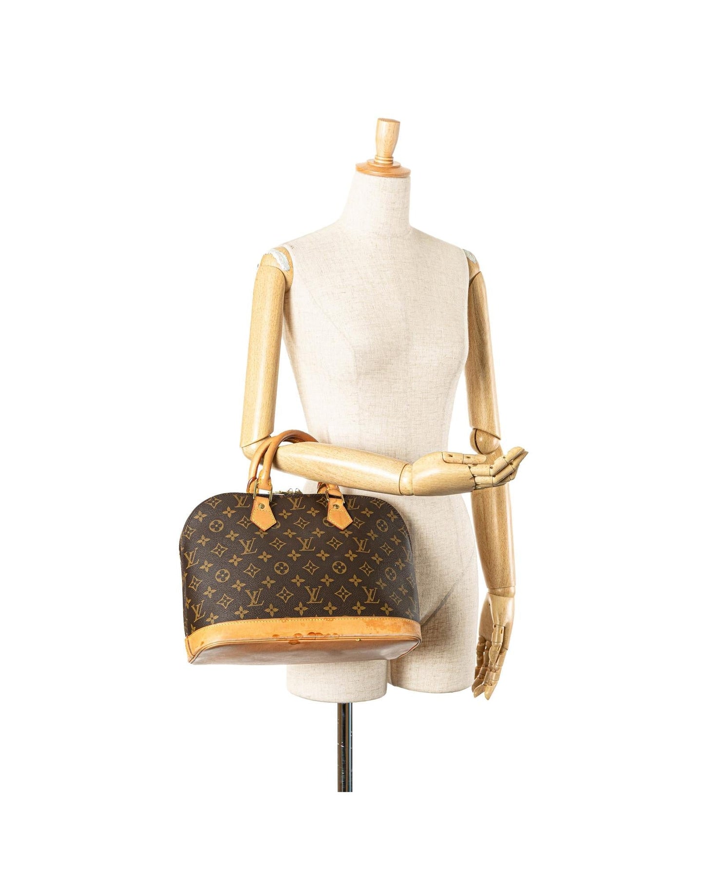 Monogram Canvas Alma PM with Vachetta Leather Trim