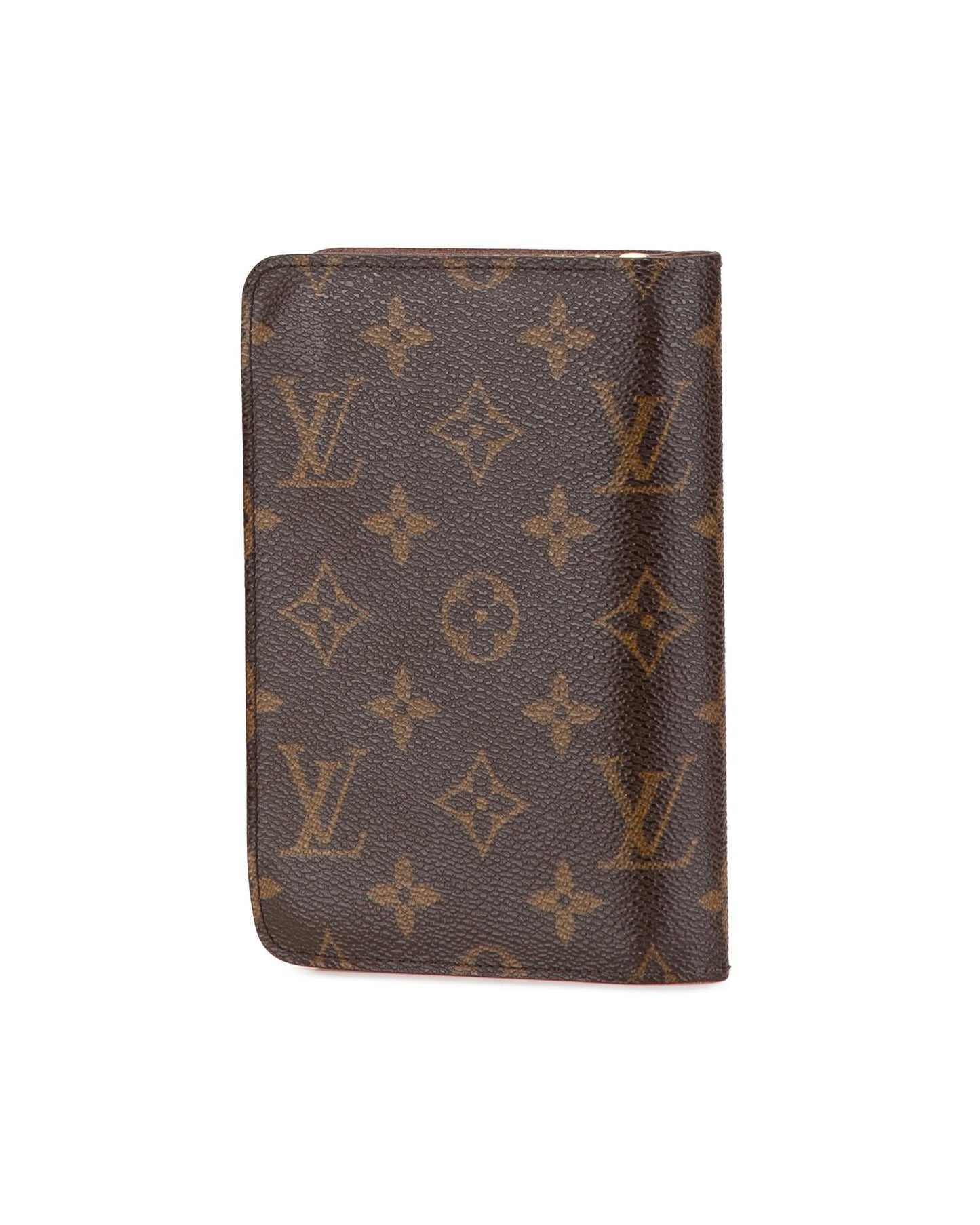 Monogram Canvas Zipped Wallet with Interior Slip Pockets