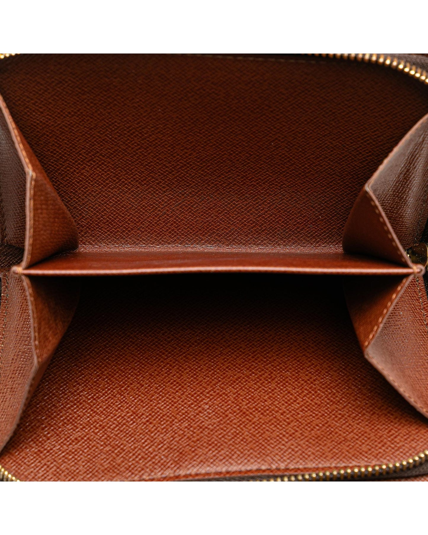 Monogram Canvas Zipped Wallet with Interior Slip Pockets