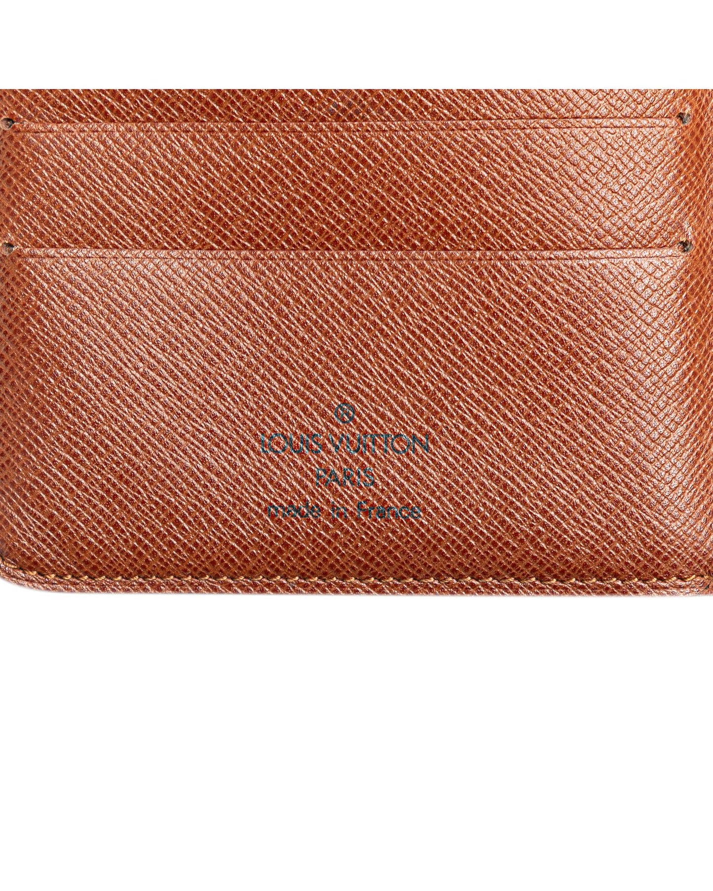Monogram Canvas Zipped Wallet with Interior Slip Pockets