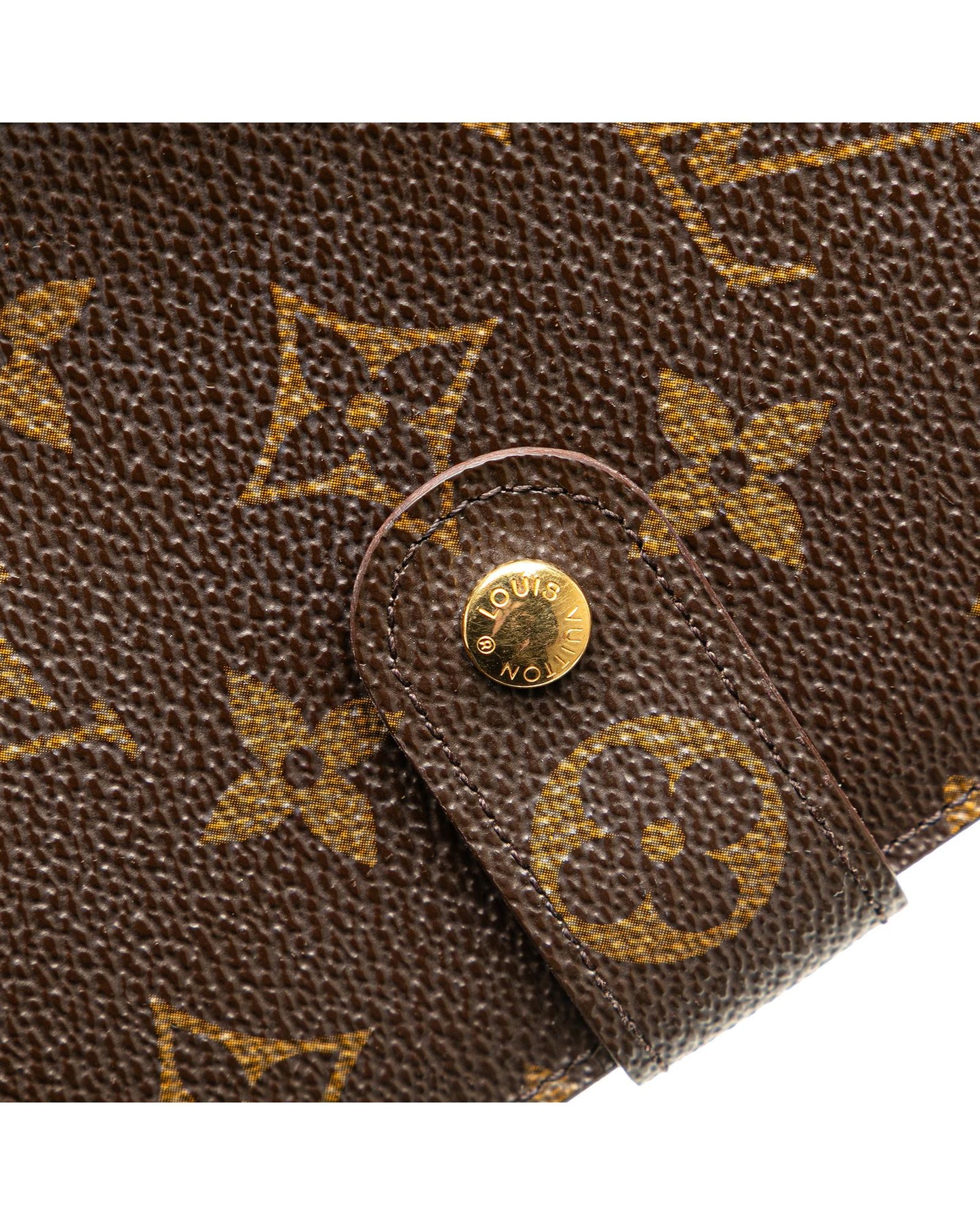 Monogram Canvas Zipped Wallet with Interior Slip Pockets