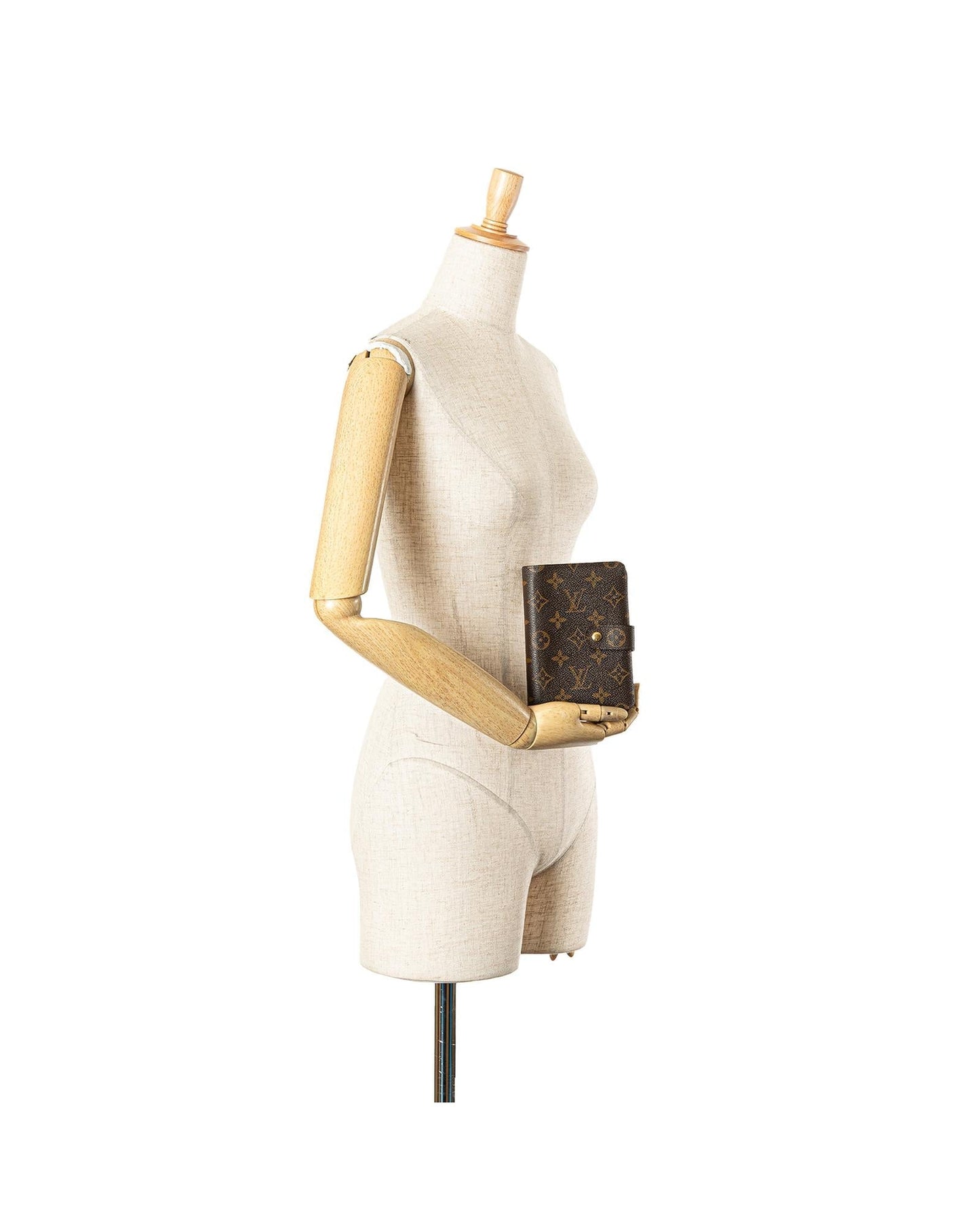 Monogram Canvas Zipped Wallet with Interior Slip Pockets