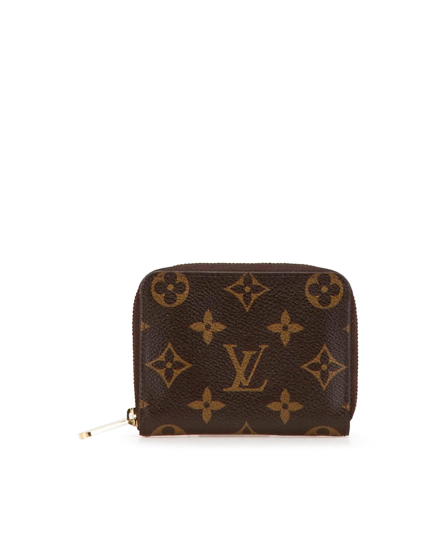 Monogram Canvas Zip-Around Coin Purse with Interior Slip Pockets
