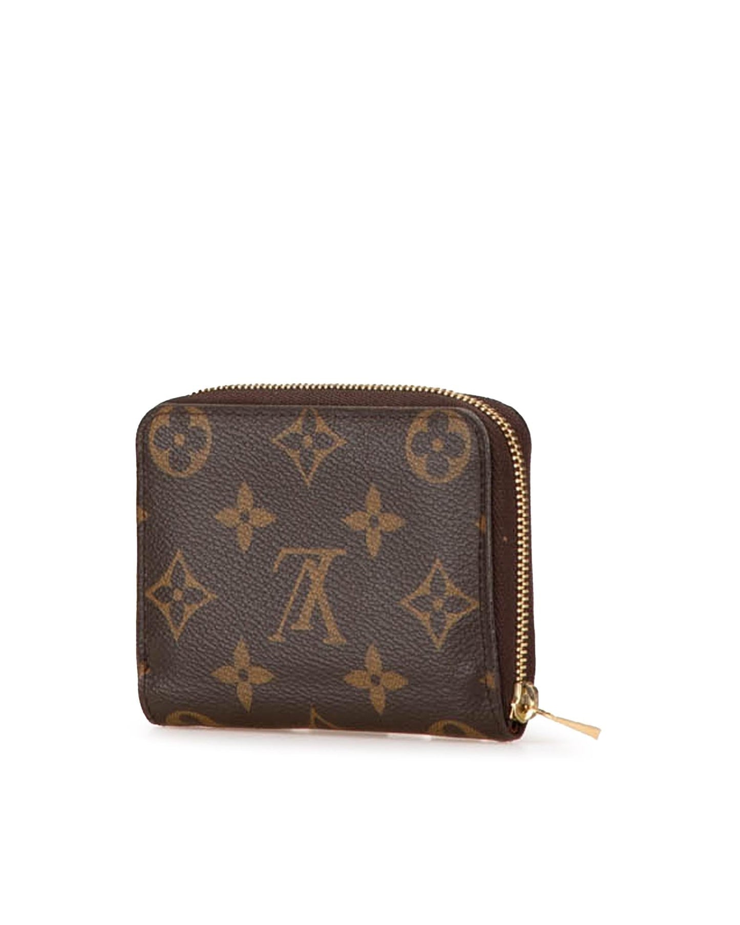 Monogram Canvas Zip-Around Coin Purse with Interior Slip Pockets